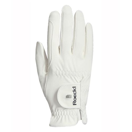 Rukavice Roeckl Roeck-Grip PRO, bílé - vel. 8,5 Rukavice Roeckl Roeck-Grip PRO, bílé, vel. 8,5