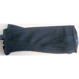Minichaps Covaliero ClassicStretch, černé - XXL Minichaps, velurová kůže, černé, vel. XXL