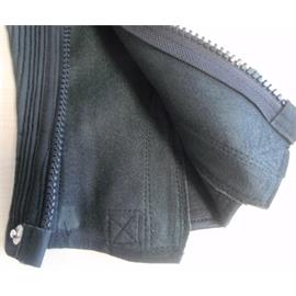 Minichaps Covaliero ClassicStretch, černé - XXL Minichaps, velurová kůže, černé, vel. XXL