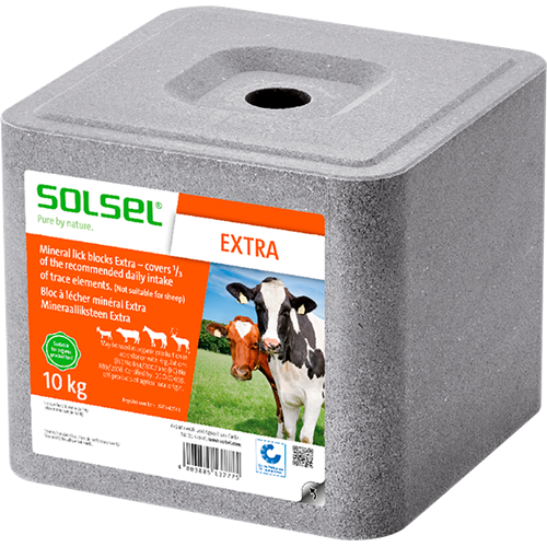 Solno-minerální liz SOLSEL EXTRA, Se 25, kostka 10 kg Solno-minerální liz SOLSEL EXTRA, Se 25, kostka 10 kg