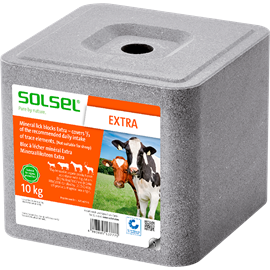 Solno-minerální liz SOLSEL EXTRA, Se 25, kostka 10 kg