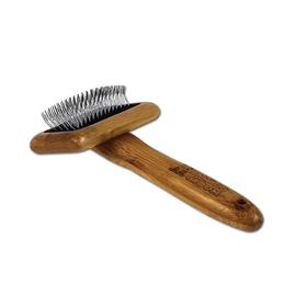 Kartáč na srst pro psy Bamboo Groom s drátky, střední, 9 cm
