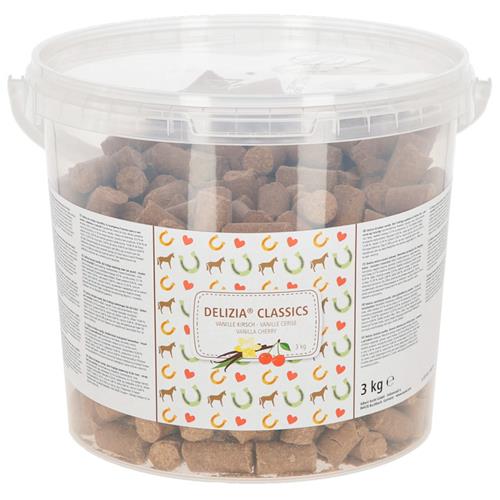 Pamlsky pro koně Delizia vanilka+třešeň, 3 kg Pamlsky pro koně Delizia vanilka+třešeň, 3 kg