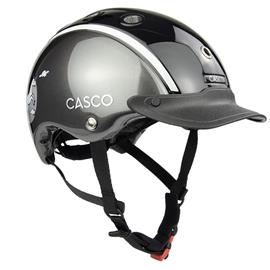 Přilba jezdecká Casco Nori Moonbeam, šedo-černá, vel. XS