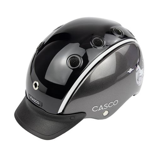 Přilba jezdecká Casco Nori Moonbeam, šedo-černá, vel. XS Přilba jezdecká Casco Nori Moonbeam, šedo-černá, vel. XS