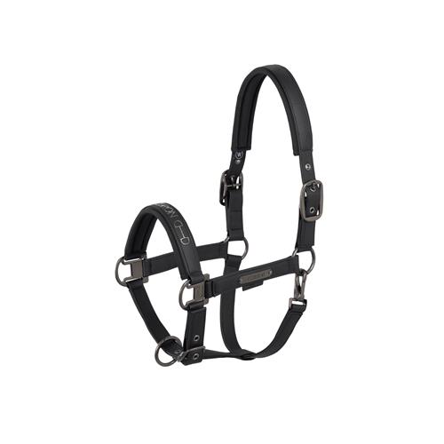 Ohlávka Eskadron Faux Leather Platinum 25, černá, Full Ohlávka Eskadron Faux Leather Platinum 25, černá, Full