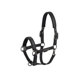 Ohlávka Eskadron Faux Leather Platinum 25, černá, Full