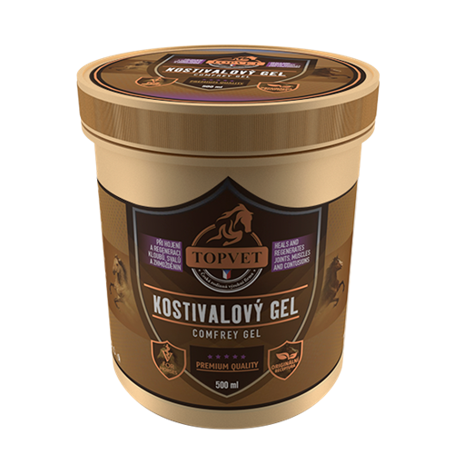 Gel kostivalový TOPVET, 500 ml Gel kostivalový TOPVET, 500 ml