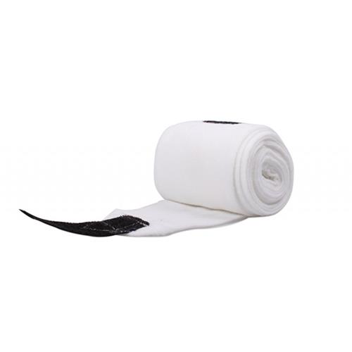 Fleecové bandáže QHP, 12 cm x 300 cm - bílé Bandáže fleesové, QHP, bílé, 3m