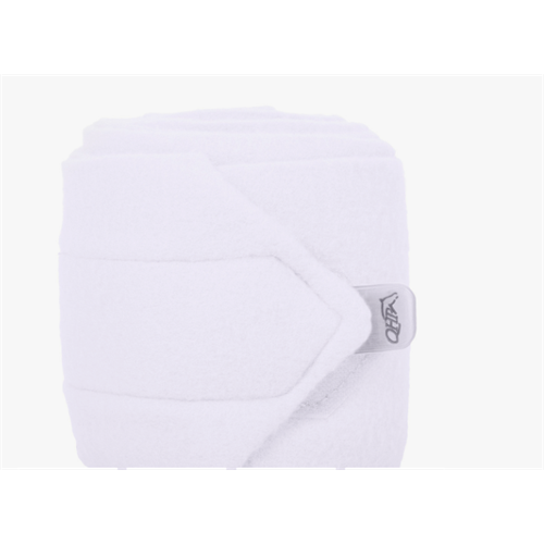 Fleecové bandáže QHP, 12 cm x 300 cm - bílé Bandáže fleecové, QHP, bílé, 3m