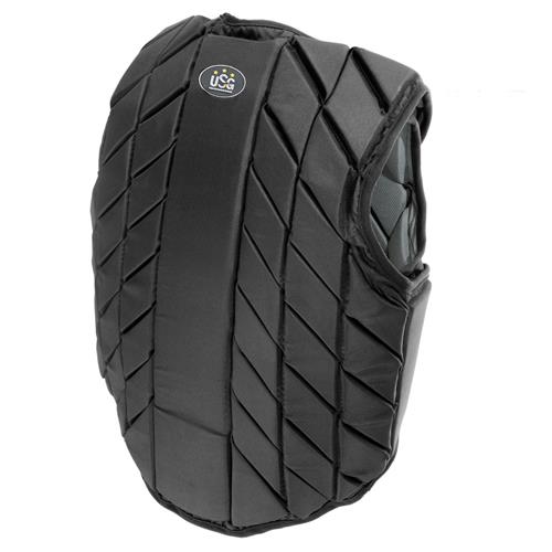 Dětská jezdecká bezpečnostní vesta USG Eco-Flexi, vel. XS - černá Vesta dětská bezp. USG, Eco-Flexi, černá, vel. XS