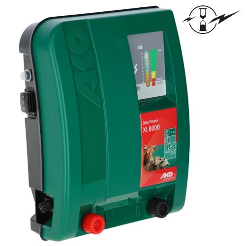 Elektrický ohradník AKO DUO-Power Xi 8000, kombinovaný, 7,5 J - SLEVA - II. jakost Elektrický ohradník AKO DUO-Power Xi 8000, kombinovaný, 7,5 J - SLEVA