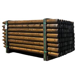 Kůl dřevěný pro elektrické ohradníky, tlakově mořený, průměr 6 cm, 150 cm