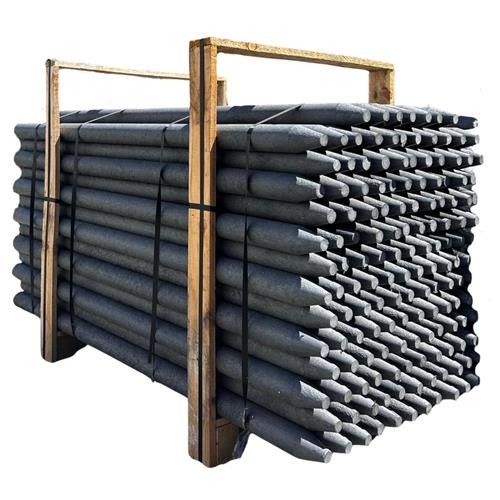 Kůl z recyklovaného plastu pro elektrické ohradníky - délka 190 cm/průměr 8 cm - paleta 100 ks Kůl recyklovaný plast 190 cm pr. 8 cm T, celá paleta 100 ks