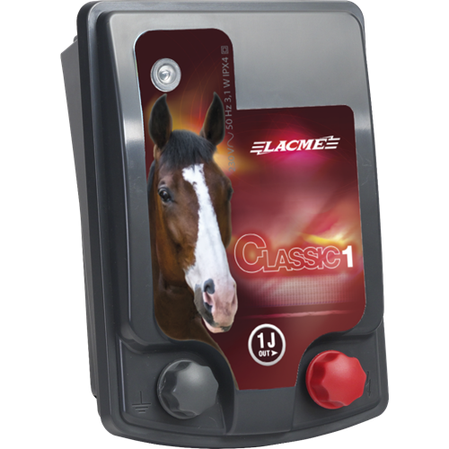 Zdroj pro elektrický ohradník LACME CLASIC 1, síťový, 1 J Zdroj pro elektrický ohradník LACME CLASIC 1, síťový, 1,1 J