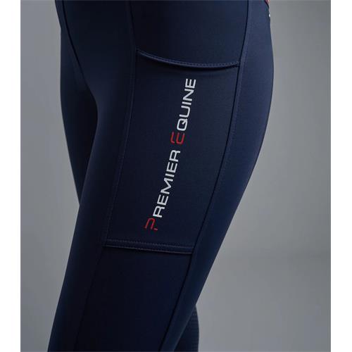 Dámské jezdecké legíny Premier Equine Mirillo, modré - 38 Legíny dámské Premier Mirillo, modré, vel. 38