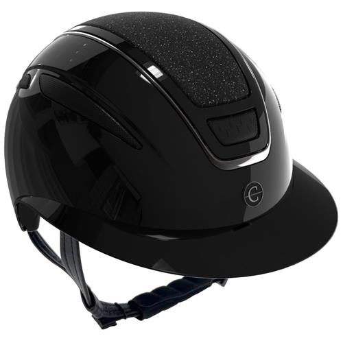 Jezdecká přilba Covalliero Elite Polo Gloss, černá - vel. 53-55 cm Přilba Covalliero Elite Polo Gloss, černá, vel. 53-55 cm