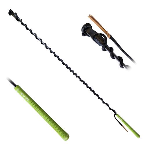 Hůlka laminátová Bang, 120 cm, různé barvy - černá/zelená/černá Hůlka laminátová, zelené držátko, 120 cm