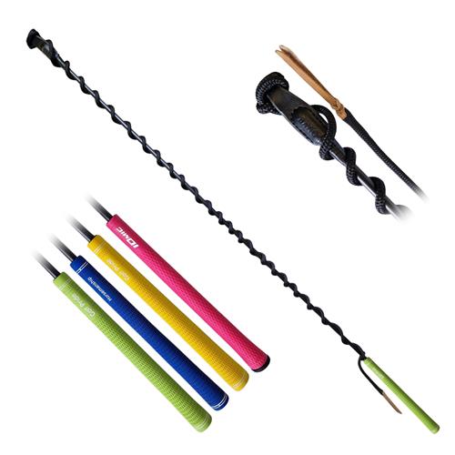 Hůlka laminátová Bang, 120 cm, různé barvy - černá/žlutá/černá Hůlka laminátová, žluté držátko, 120cm