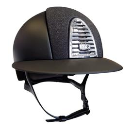 Jezdecká přilba KEP Cromo 2.0 Matt Star Polo, černá, M