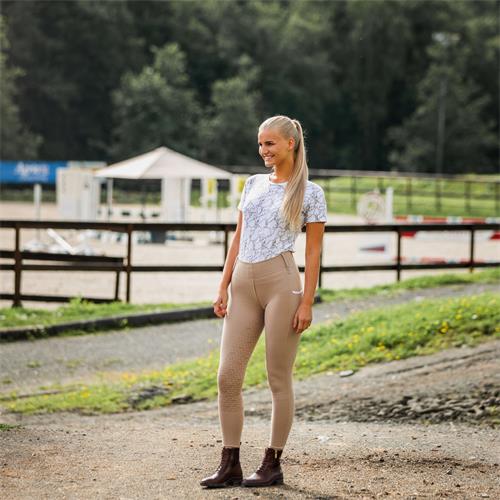 Jezdecká perka Horze Paddock se zipy, černá - hnědé, vel. 41 Perka Horze Paddock se zipy, hnědé, vel. 41