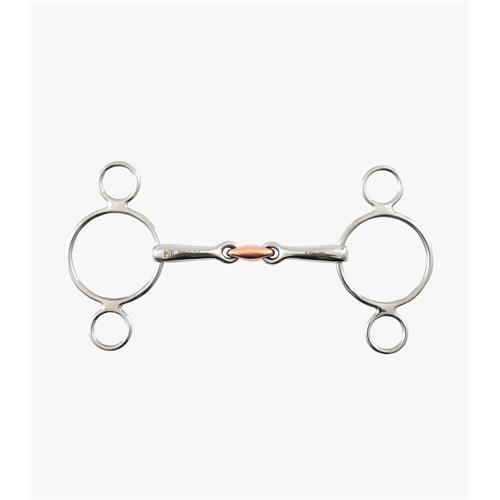 Nerezové udidlo Pessoa Premier Equine, 2xlomené, 3-kroužkové - vel. 12,5 cm Udidlo Premier Pessoa, 3-kroužk, 2xlomené, 12,5cm