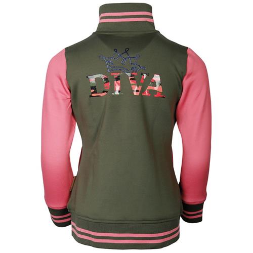 Mikina dětská HH Camo, zeleno-růžová, 128 Mikina dětská HH Camo, zeleno-růžová, 128
