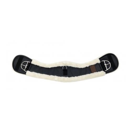 Westernový podbřišník Soft, kožený s beránkem - 60 cm Podbřišník western Soft, kožený s beránkem, 60 cm