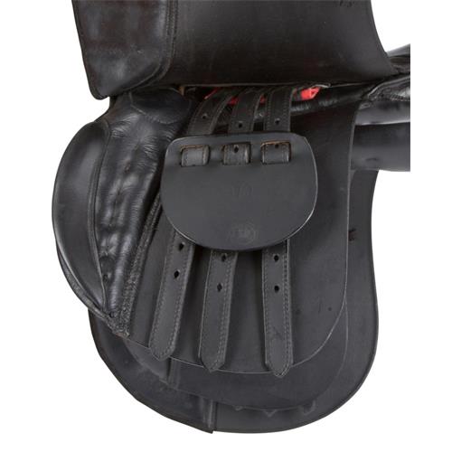 Kožené hobby sedlo Covalliero, set - 17,5