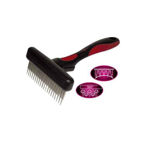 Hřeben hrábě pro psy Vanity, otočné hroty, 11 cm Hřeben hrábě pro psy Vanity, otočné hroty, 11 cm