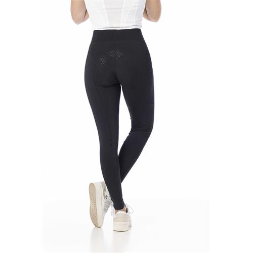 Dámské legíny Equitheme Flora, černé - vel. 38 Leginy dámské Equitheme Flora, černé, 38