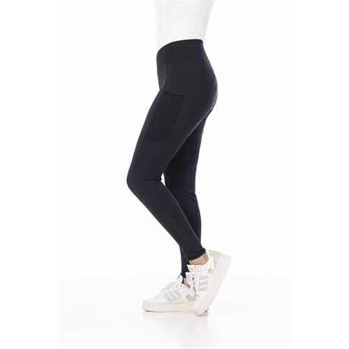 Dámské legíny Equitheme Flora, černé - vel. 40 Leginy dámské Equitheme Flora, černé, 40