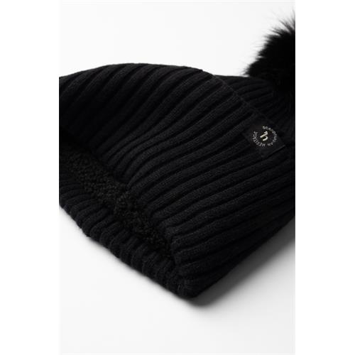 Pletená čepice Horze AW 25/26 Nele, černá Pletená čepice Horze AW 25/26 Nele, černá
