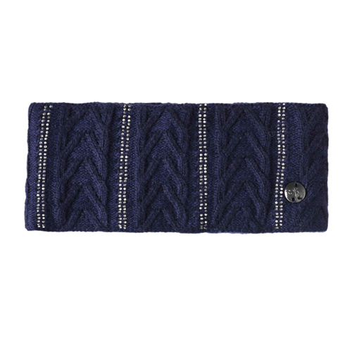 Čelenka s krystalky HVP Madalyn AW 25/26, tmavě modrá Čelenka s krystalky HVP Madalyn AW 25/26, tmavě modrá