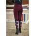 Dámské jezdecké leginy Equitheme Lyly, vínové - vel. 34 Leginy dámské Equitheme Lyly, vínové, 34