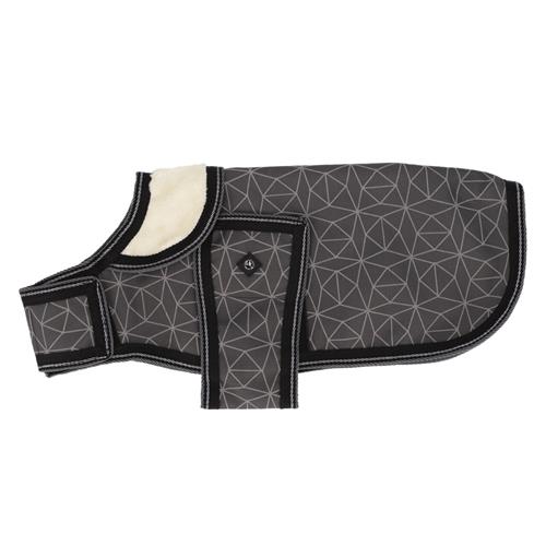Deka pro psy QHP s reflexními prvky, šedá - 65 cm Reflexní deka pro psy QHP, 65 cm