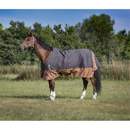Nepromokavá deka Equi-theme Aisance, 0 gr, šedo-hnědá - vel. 145 cm Deka nepr. EKKIA Aisance, 0g, šedo-hnědá, 145 cm