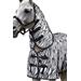 Deka proti hmyzu Horze Defender s krkem, zebra - 155/205 cm Deka síťovaná Horze Defender s krkem, zebra 155 cm