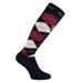 Jezdecké podkolenky HV Polo Argyle, modro-červené - vel. 35-38 Podkolenky HV Polo Argyle, modro-červené, vel. 35-38