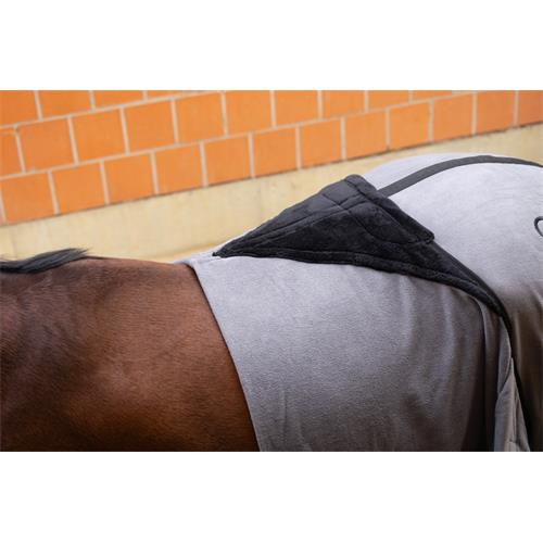 Odpocovací deka Covalliero AW 2025/26, šedá - vel. 145/195 Deka odpoc. Covalliero AW 25/26, šedá, vel. 145/195 XX