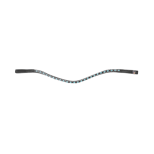 Čelenka pro koně Waldhausen AW 2025/26, stříbrná - vel. Full Čelenka Waldhausen X-line Glam AW25/26, modro-stříbrná, vel. Full