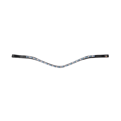 Čelenka pro koně Waldhausen AW 2025/26, petrolejová - vel. Full Čelenka Waldhausen X-line Glam AW25/26, modro-černá, vel. Full