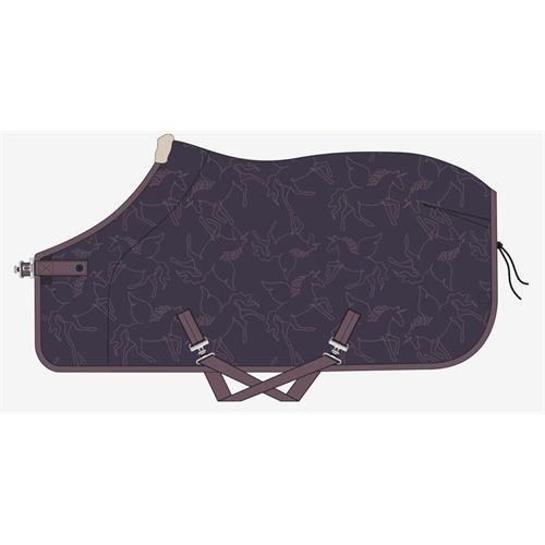 Odpocovací deka Horze Pegasus AW 25/26, fialová - vel. 105/155 cm Deka odpocovací Horze AW 25/26 Pegasus, fialová, vel. 105/155 cm