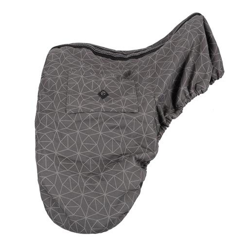 Obal na sedlo QHP AW 25/26, reflexní šedá Obal na sedlo QHP AW 25/26, reflexní šedá
