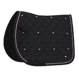Podsedlová dečka QHP AW 25/26 Lize, černo-fialová