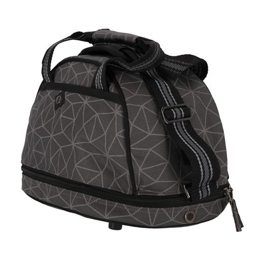 Obal na přilbu QHP AW 25/26, reflexní šedá Obal na přilbu QHP AW 25/26, reflexní šedá