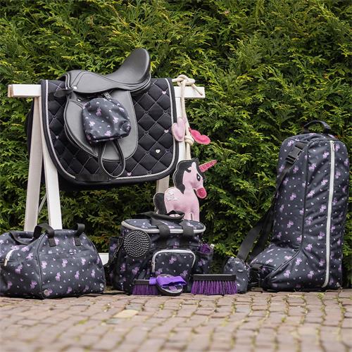 Obal na třmeny QHP AW 25/26 Lize, černo-fialový Obal na třmeny QHP AW 25/26 Lize, černo-fialový