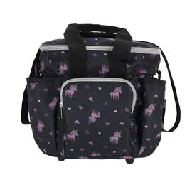 Taška na čištění QHP AW 25/26 Lize, černo-fialová