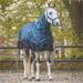 Deka s krkem QHP AW 25/26, 150g, modrá - mystic blue - vel. 135/185 cm Deka nepromokavá s krkem 150g, QHP AW 25/26, modrá, vel. 135/185 cm
