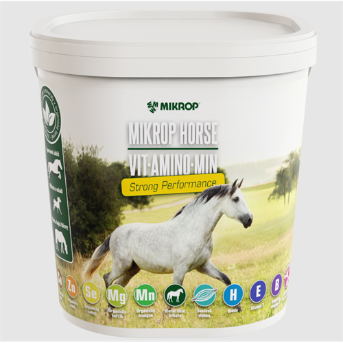 Doplněk pro koně Mikrop Vit-Amino-Min STRONG PERFORMANCE 6,5 kg Doplněk pro koně Mikrop Vit-Amino-Min STRONG PERFORMANCE 6,5 kg